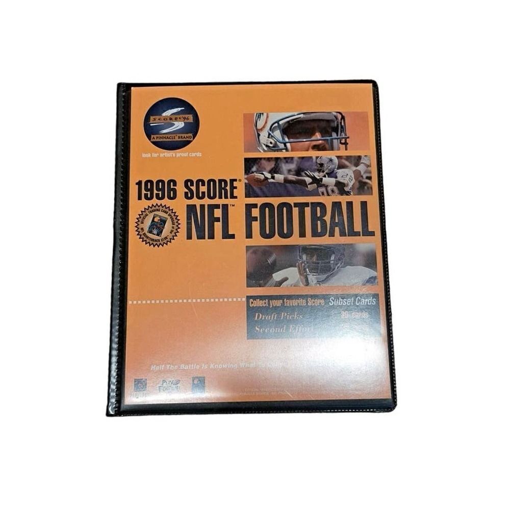 Trading Card 8” Binder 16-Pocket Sports Card Album Holder for Football